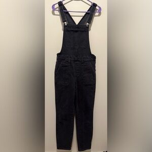 Madewell Black Denim Overalls